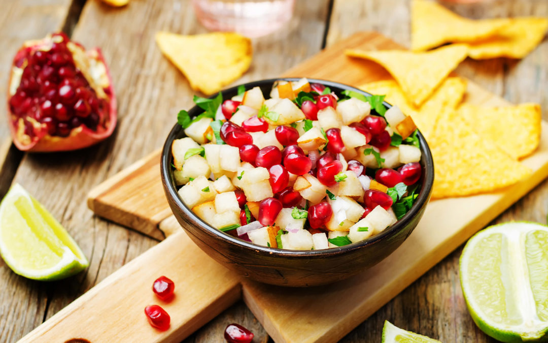 Pear Pomegranate Salsa