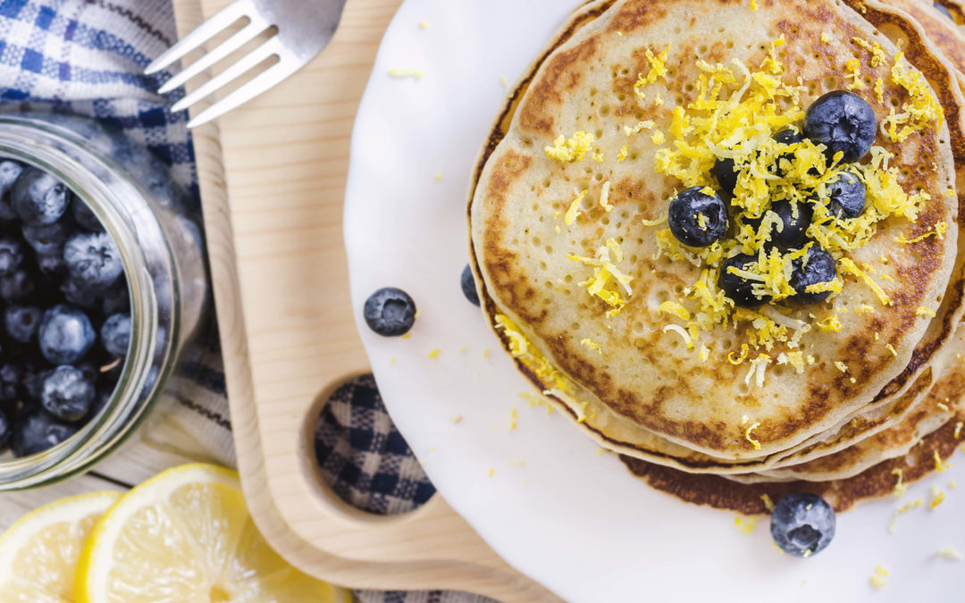 Lemon Blueberry Pancakes