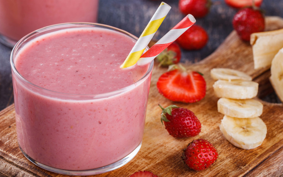 Strawberry Banana Lime Smoothie