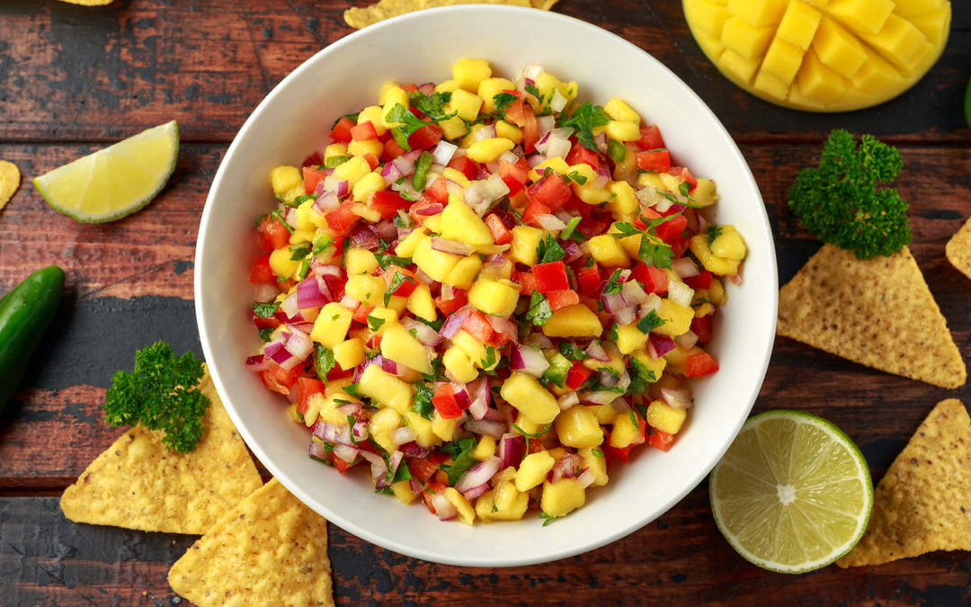Mango Salsa with Key Lime and Heavenly olive oil – Chef Mike Silber