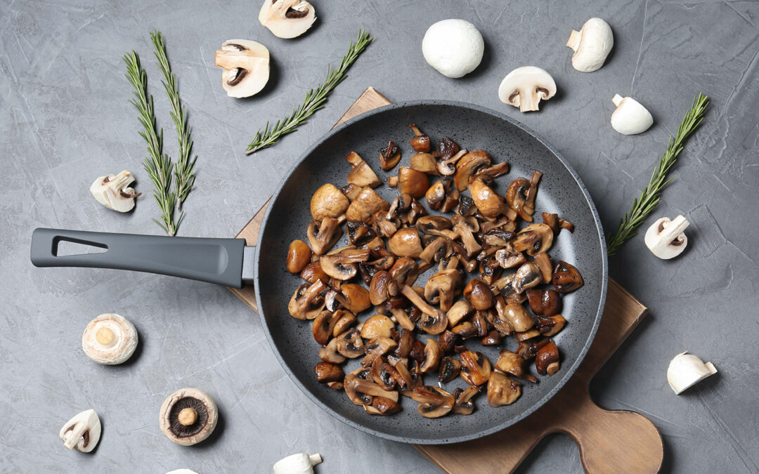 Sautéed Mushrooms with Fig balsamic and  Wild Mushroom olive oil – Chef Mike Silber